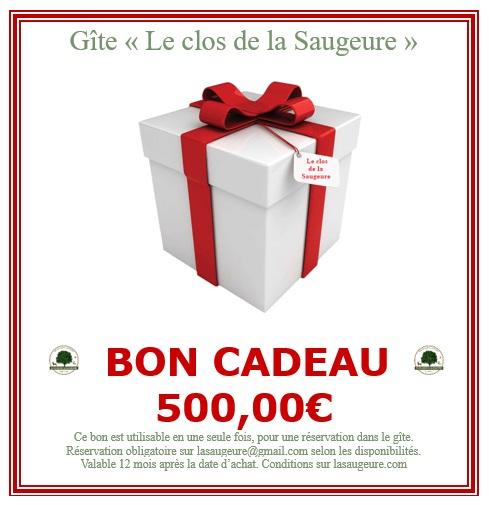 Bon cadeau 500